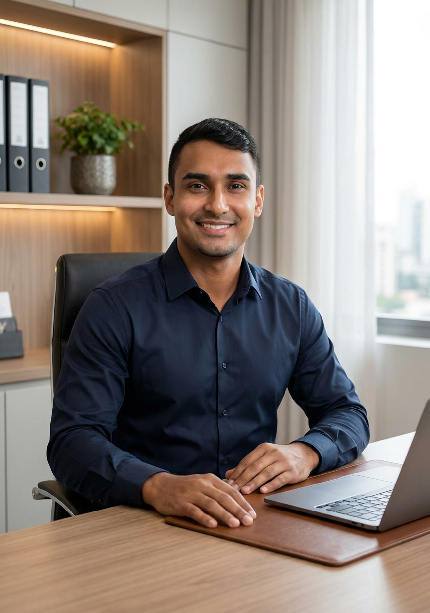 Luan Oliveira, consultor imobiliário